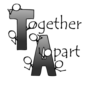 Togther Apart logo fill