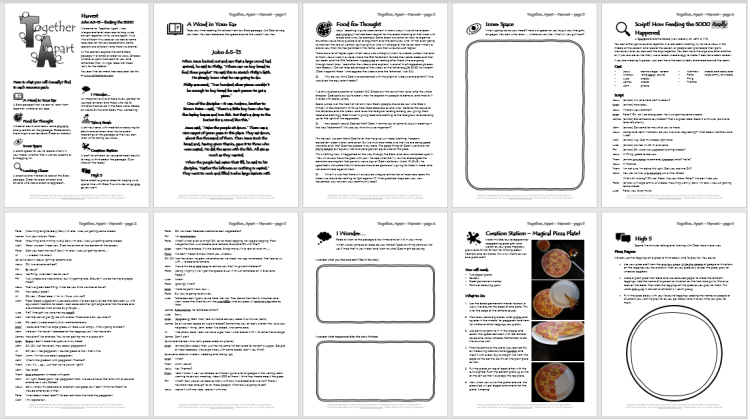 John 6 5-13 Harvest preview